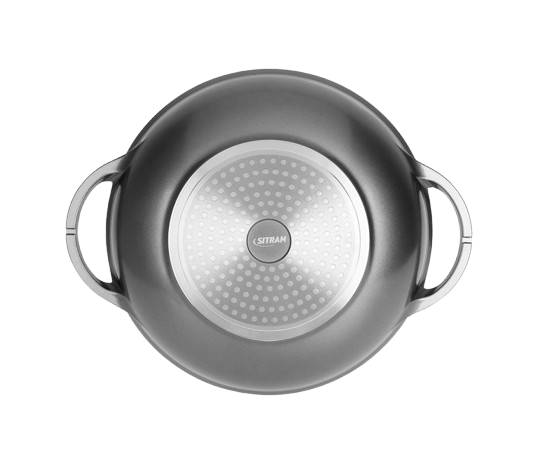 wok-fonte d'aluminium  32 x 8  cm
